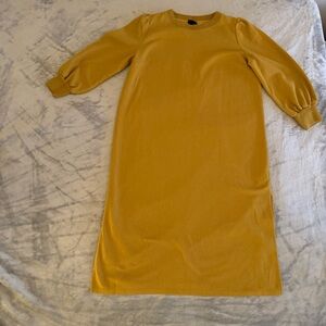 Who What Wear Mustard Long Sleeve Dress, Used. Large.